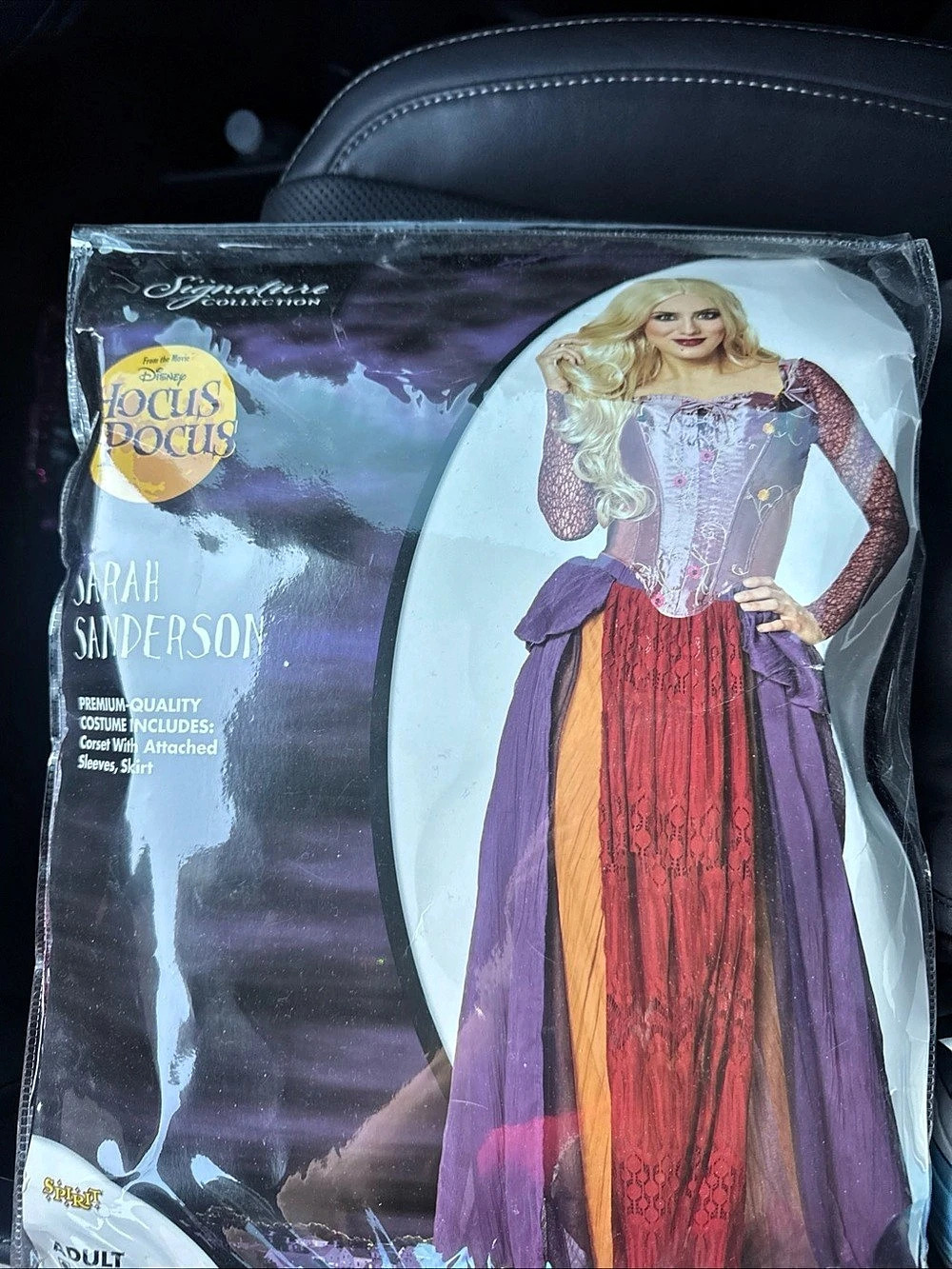 Spirit Sarah Sanderson Hocus Pocus Costume Red Purple XL